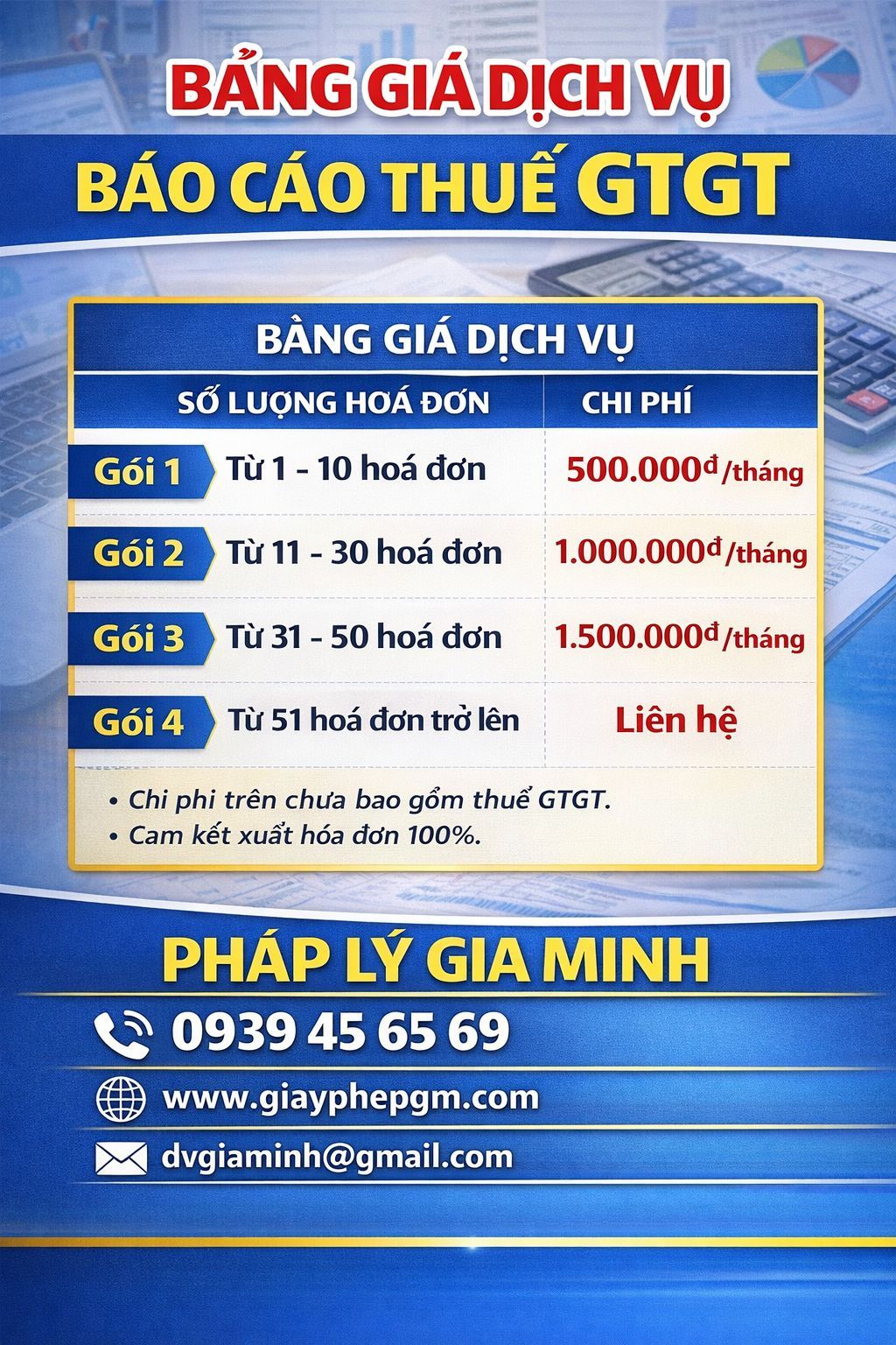 Dịch vụ kế toán doanh nghiệp thực phẩm tại Bình Dương – Giải pháp tối ưu chi phí & tránh rủi ro thuế 3 bảng giá kế toán doanh nghiệp tại bình dương
