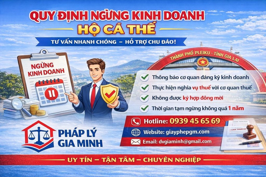 Dịch vụ tạm ngừng hộ kinh doanh tại Đồng Nai 1 dịch vụ tạm ngừng hộ kinh doanh tại đồng nai
