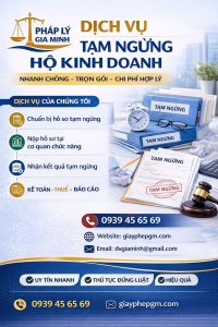 Dịch vụ tạm ngừng hộ kinh doanh tại Lâm Đồng