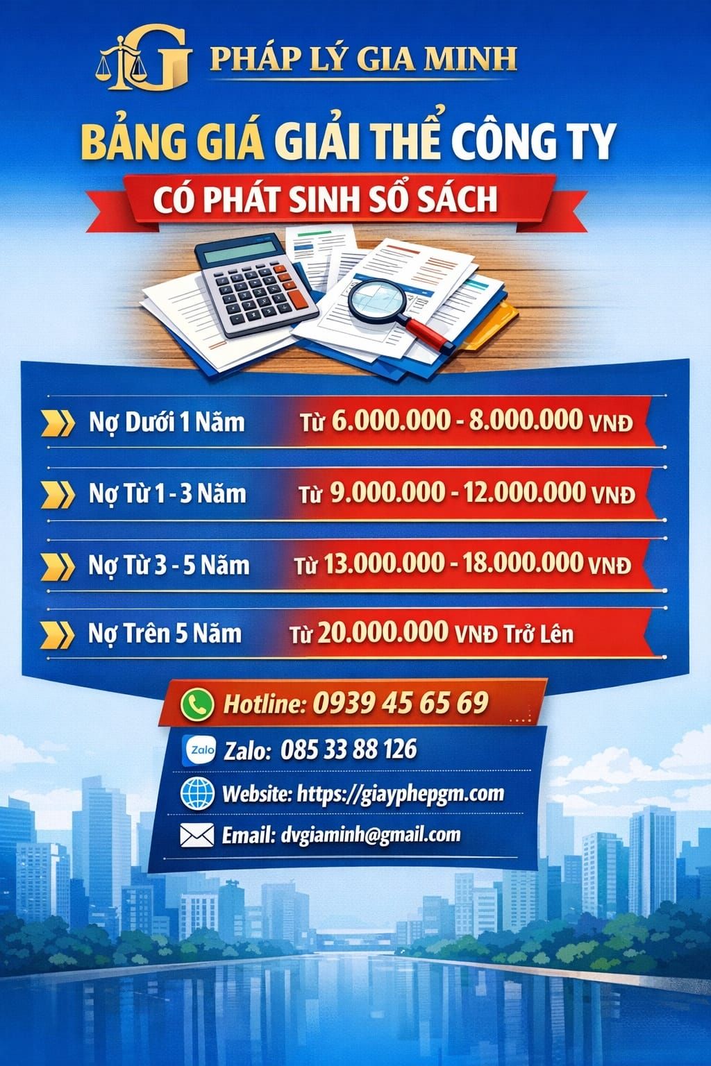 Giải thể công ty không báo cáo thuế TPHCM