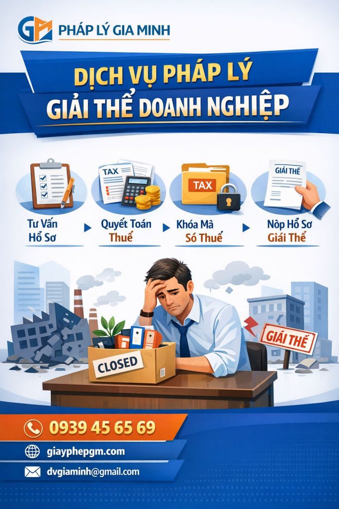 giải thể công ty trọn gói giá rẻ uy tín