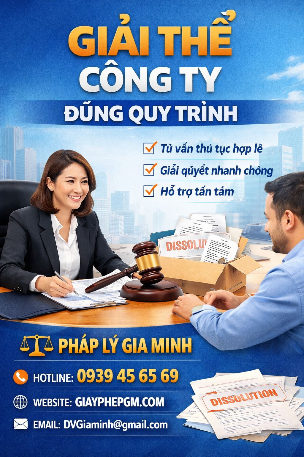 giải thể công ty trọn gói toàn quốc