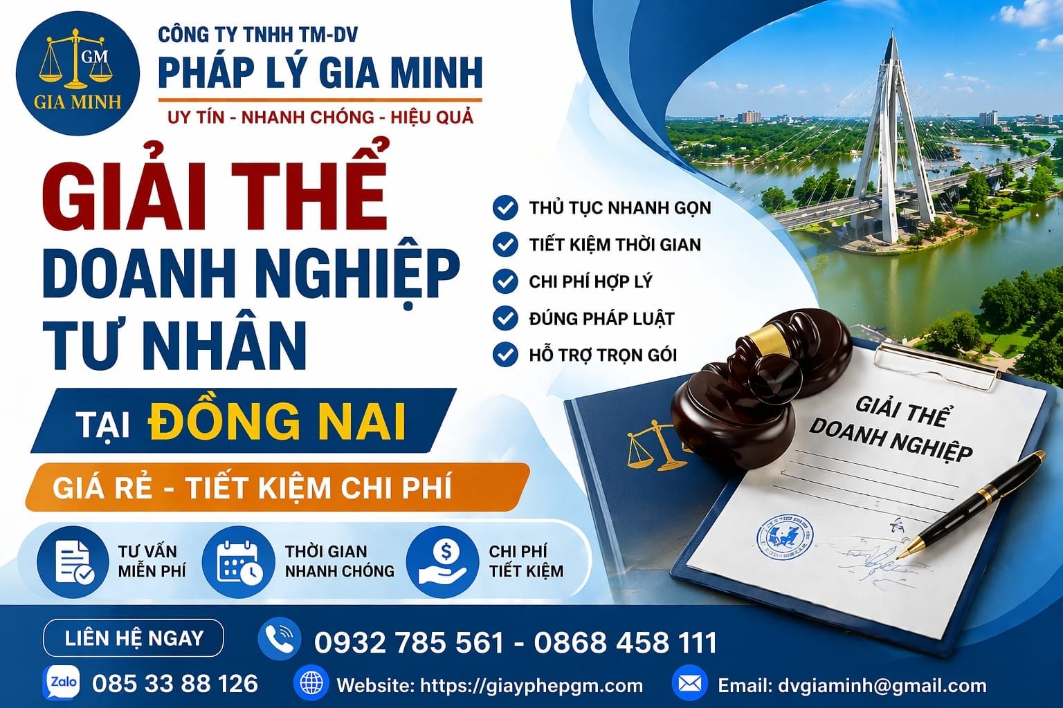 Giải thể doanh nghiệp tư nhân Đồng Nai không phát sinh chi phí