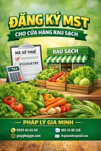 Cách kê khai thuế cho cửa hàng rau sạch