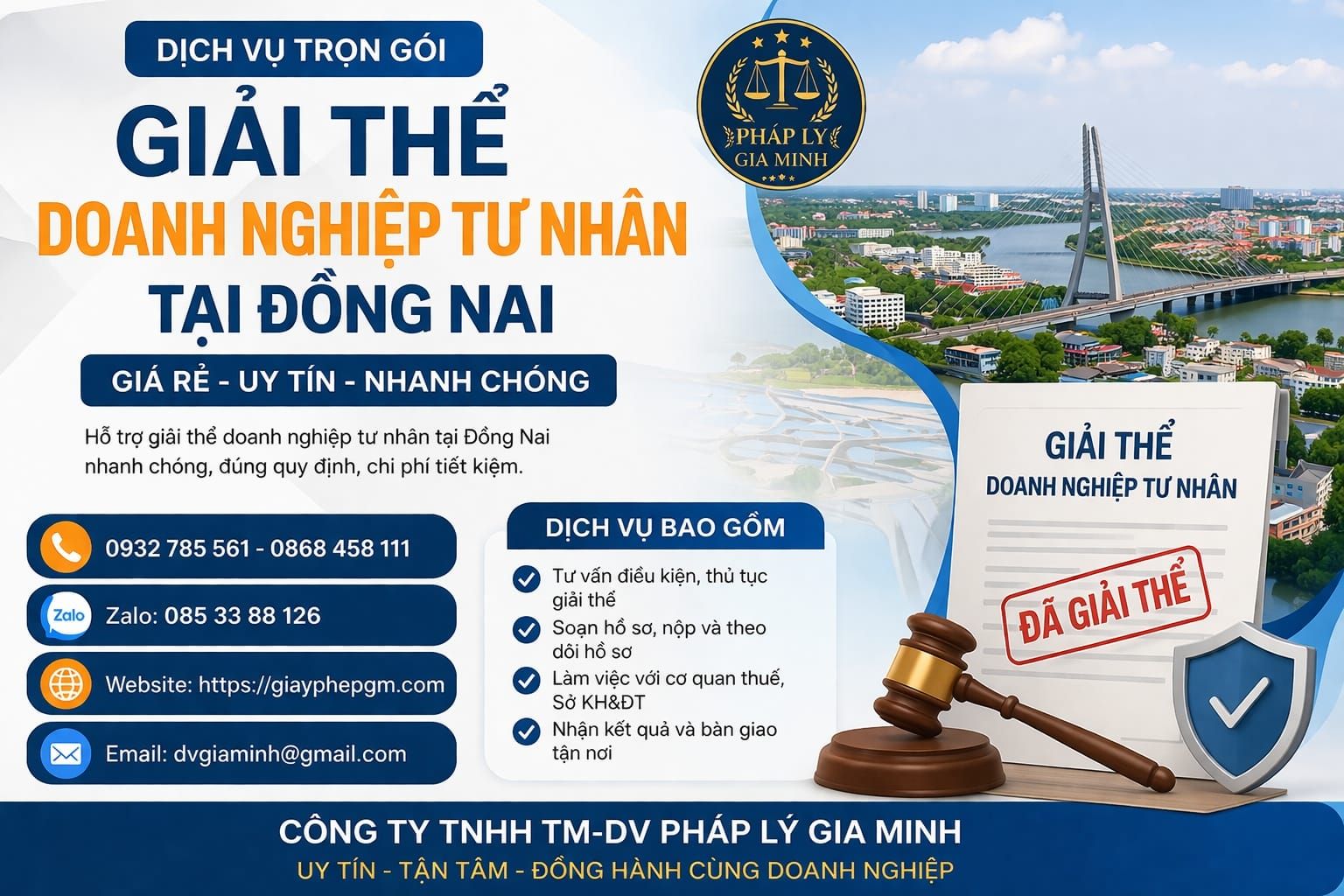 Quy trình giải thể doanh nghiệp tư nhân tại Đồng Nai
