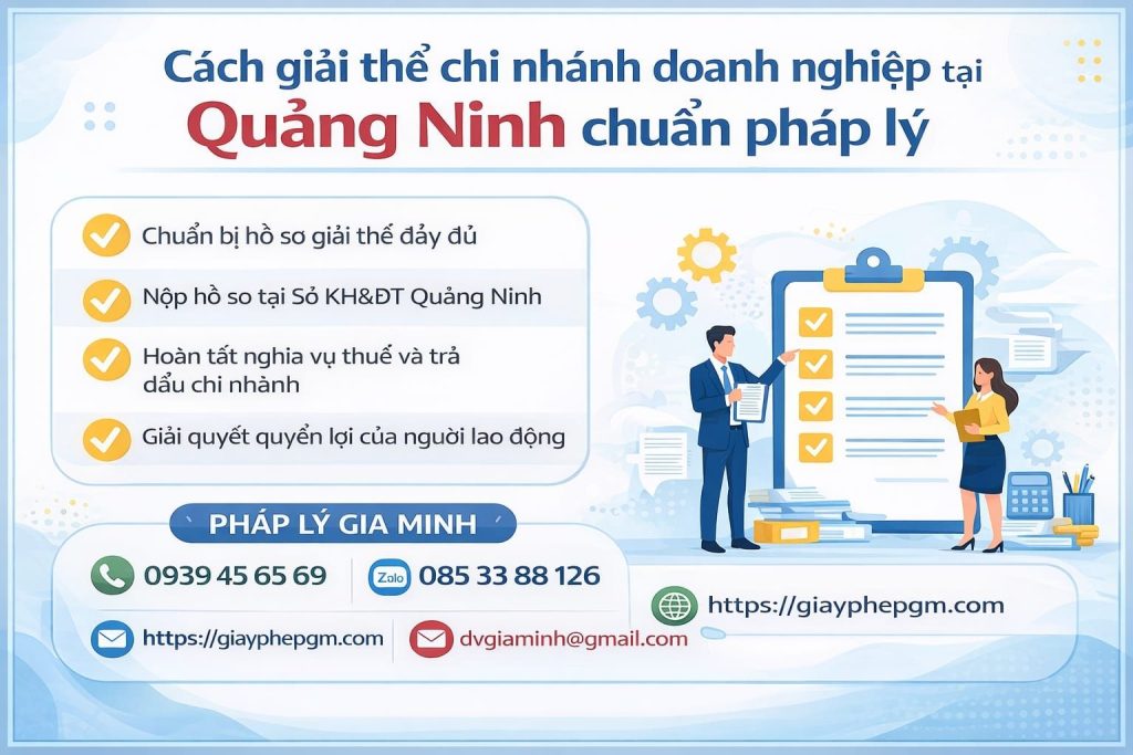 cách giải thể chi nhánh công ty tại quảng ninh