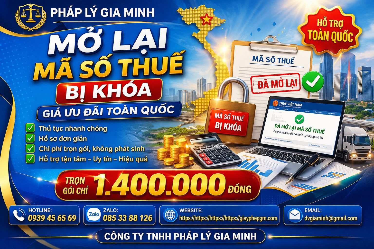 Mở lại mã số thuế tại TPHCM: Giải pháp khôi phục nhanh chóng cho doanh nghiệp bị ngừng hoạt động 2 Cách xử lý khi mã số thuế bị khóa