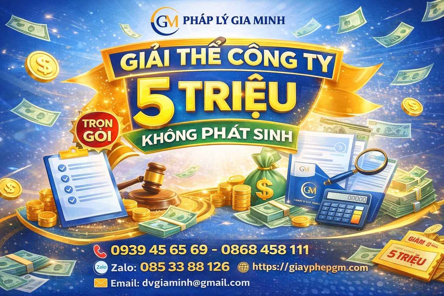 Chi phí giải thể công ty Đà Nẵng