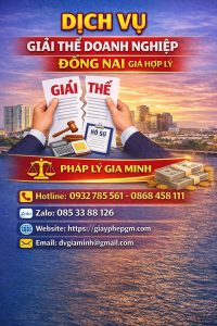 dịch vụ giải thể công ty cổ phần tại đồng nai