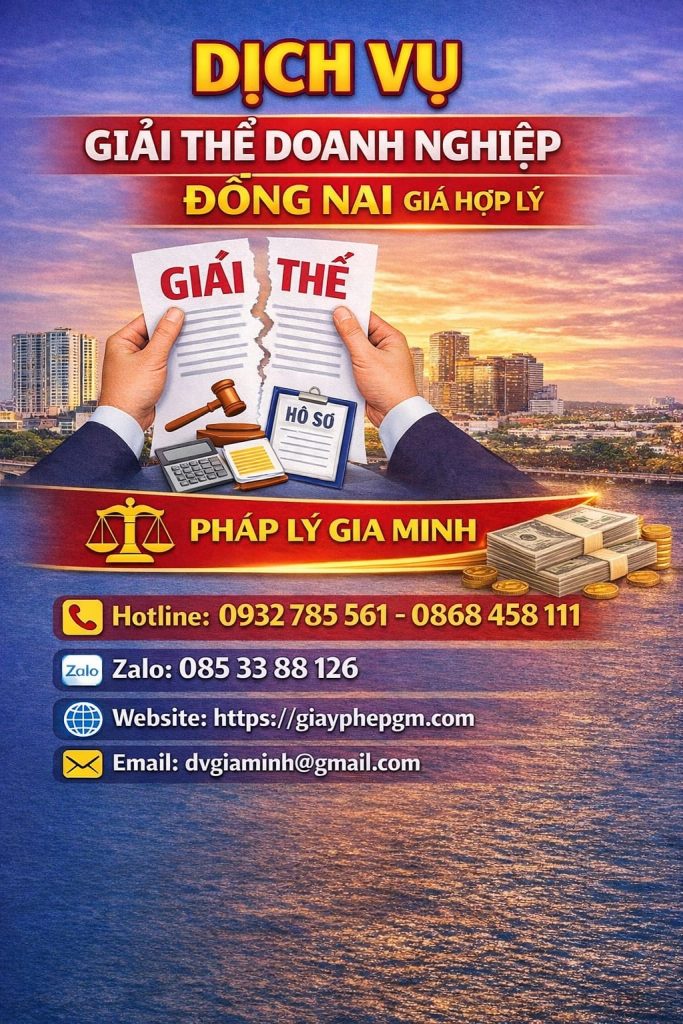 Dịch vụ giải thể công ty cổ phần tại Đồng Nai uy tín – Nhanh chóng, đúng pháp lý 1 dịch vụ giải thể công ty cổ phần tại đồng nai