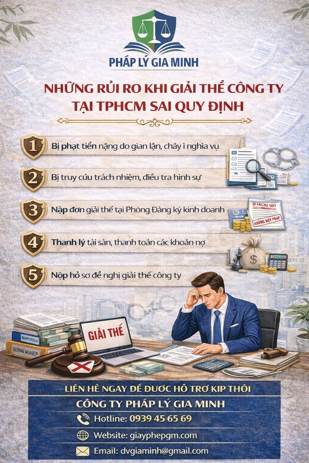 Thủ tục giải thể công ty FDI tại TPHCM mới nhất 2026 4 Dịch vụ hỗ trợ giải thể công ty FDI tại TPHCM nhanh gọn đúng quy định