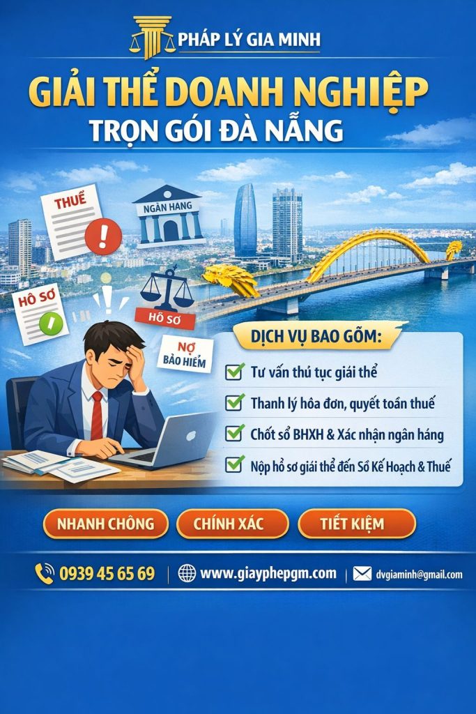 dịch vụ giải thể công ty tại đà nẵng