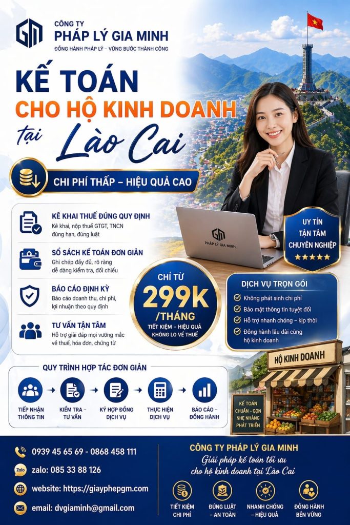 dịch vụ làm báo cáo tài chính tại lào cai