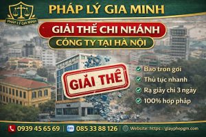 giải thể chi nhánh công ty tại hà nội