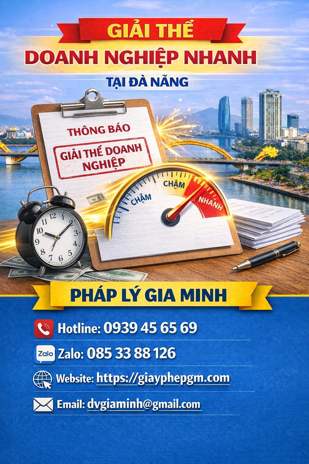 Giải thể công ty nhanh tại Đà Nẵng