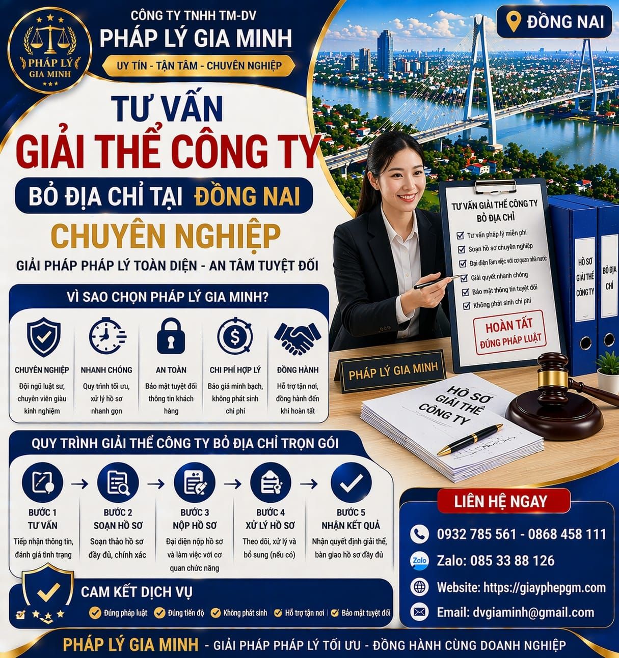 Giải thể doanh nghiệp 2 thành viên tại Đồng Nai uy tín