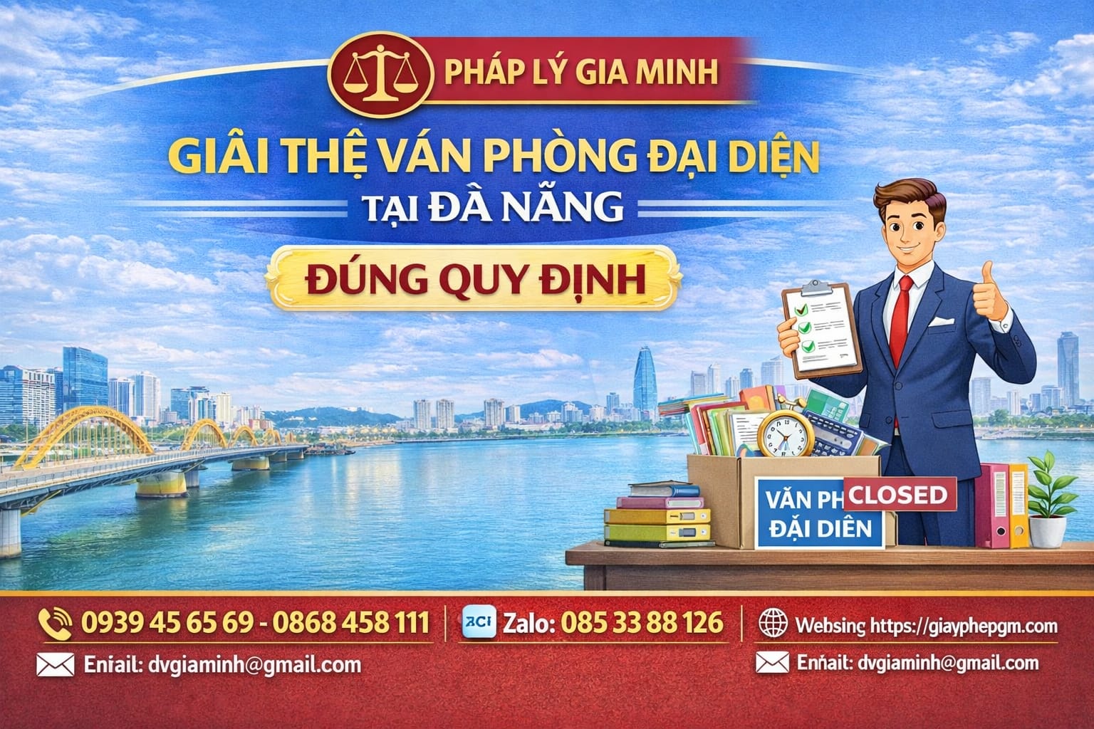 Giải thể văn phòng đại diện nhanh Đà Nẵng