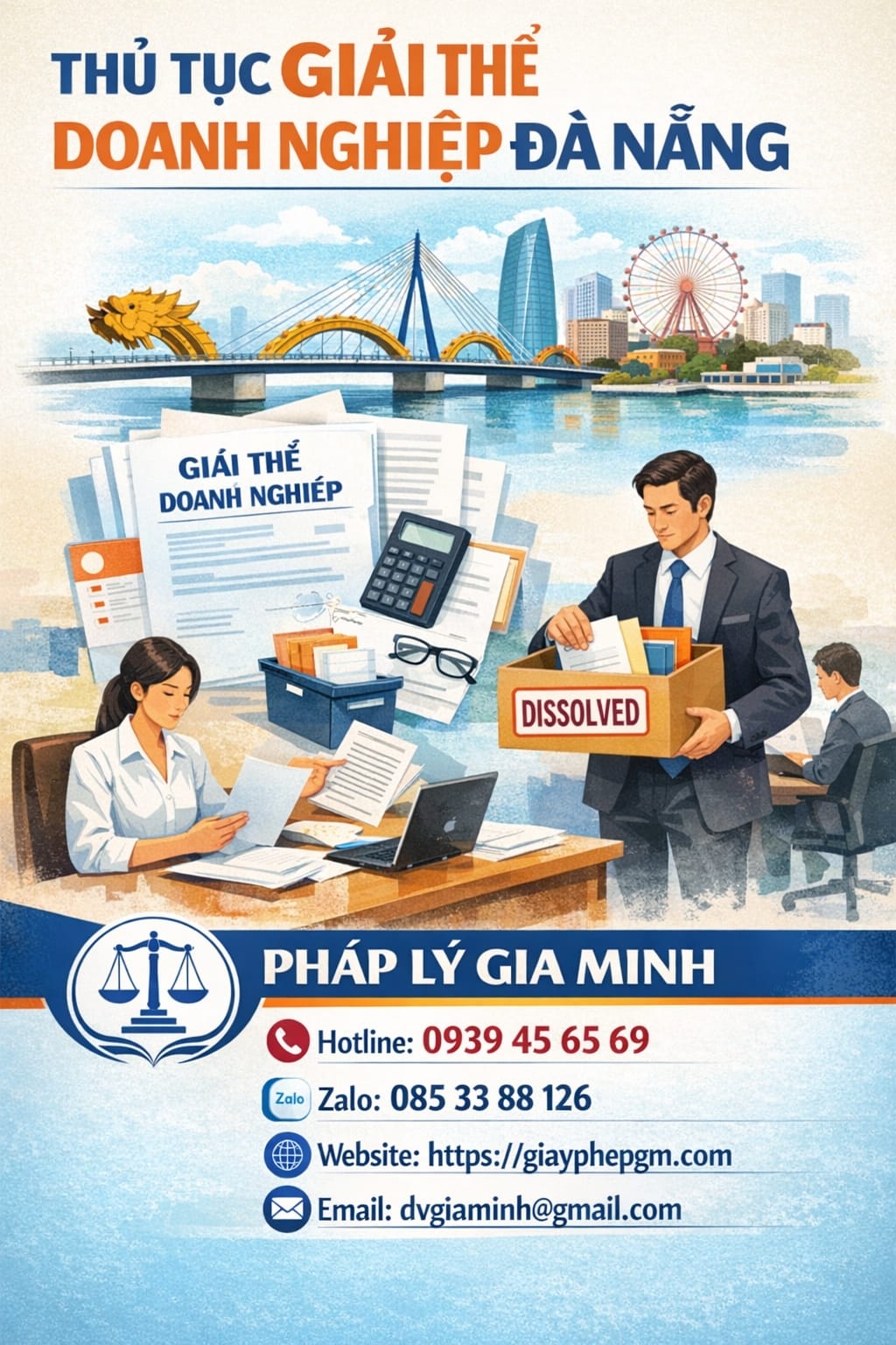 giải thể văn phòng đại diện tại Đà Nẵng