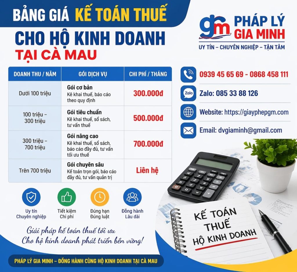 kế toán thuế hộ kinh doanh tại hà nội