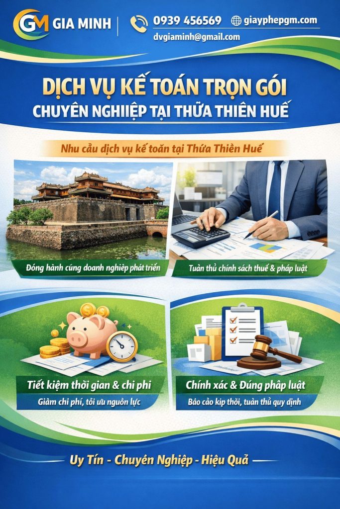 kế toán thuế hộ kinh doanh tại huế