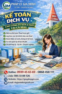 kế toán trọn gói cho doanh nghiệp tại cà mau