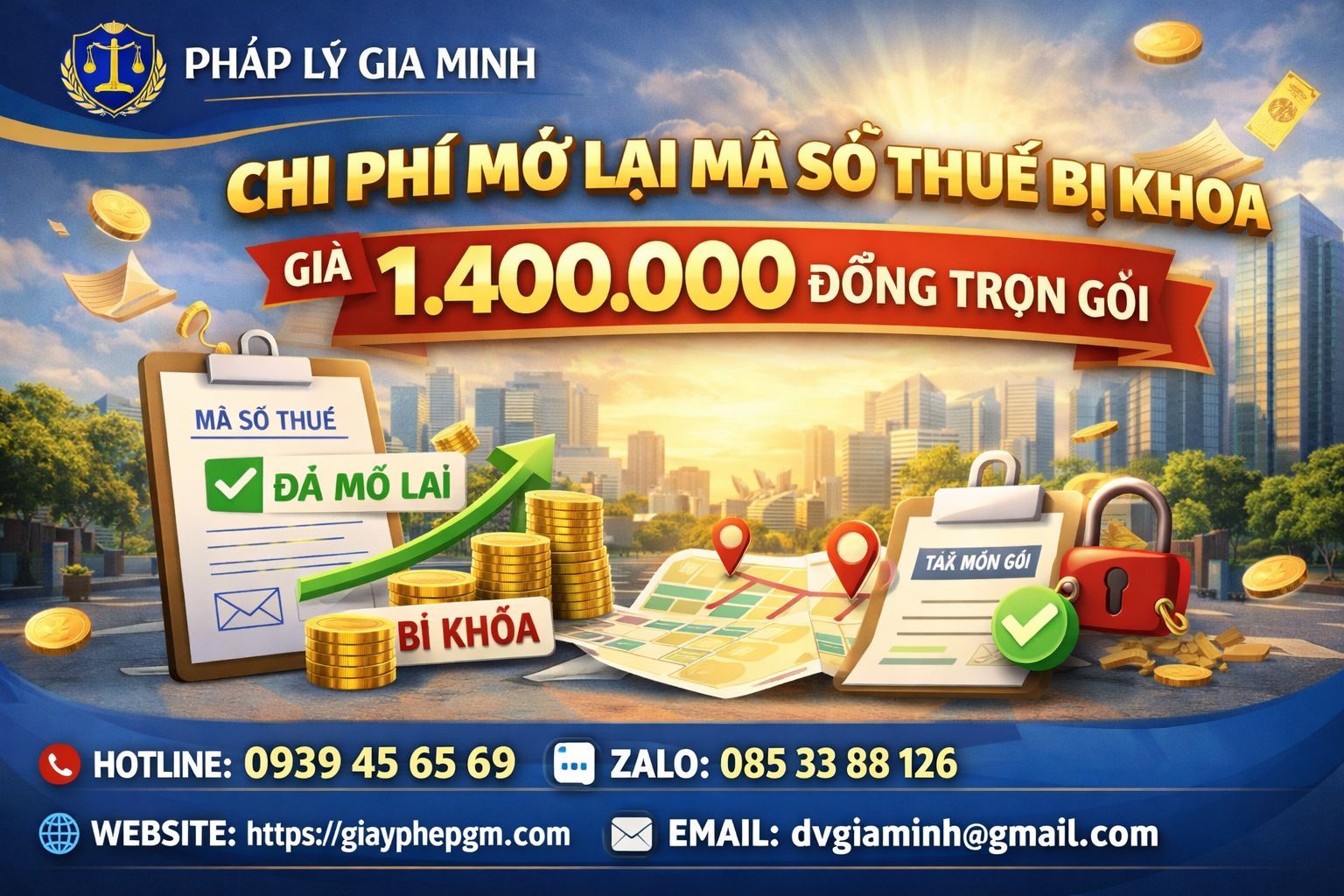 Khôi phục mã số thuế trọn gói Đồng Nai