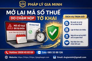 mở lại mã số thuế tại tphcm