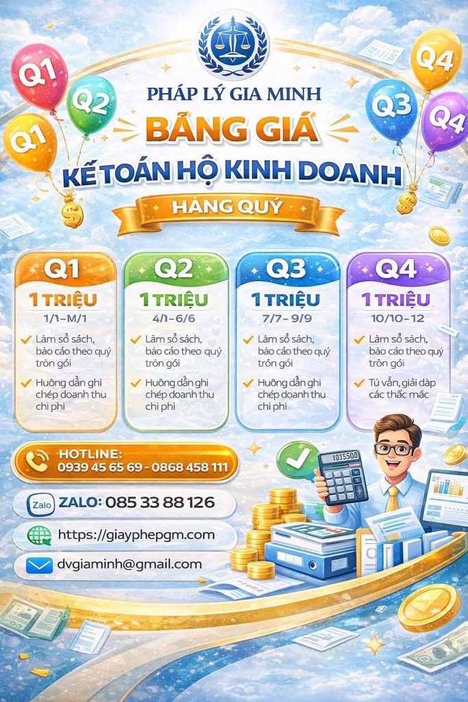 Nhận làm sổ sách hộ kinh doanh tại điện biên