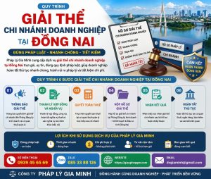 Quy trình giải thể chi nhánh công ty tại đồng nai