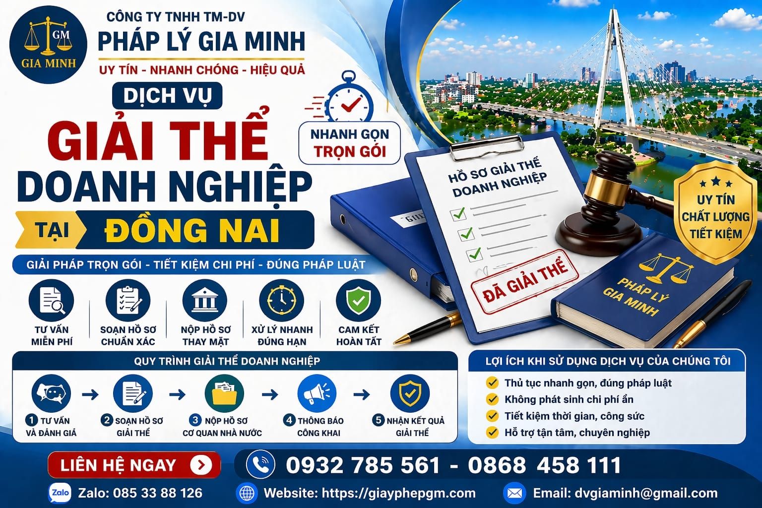 Quy trình giải thể doanh nghiệp tư nhân tại Đồng Nai giá rẻ mới nhất