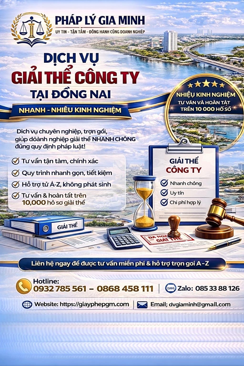 Thủ tục giải thể công ty chưa quyết toán thuế tại Đồng Nai