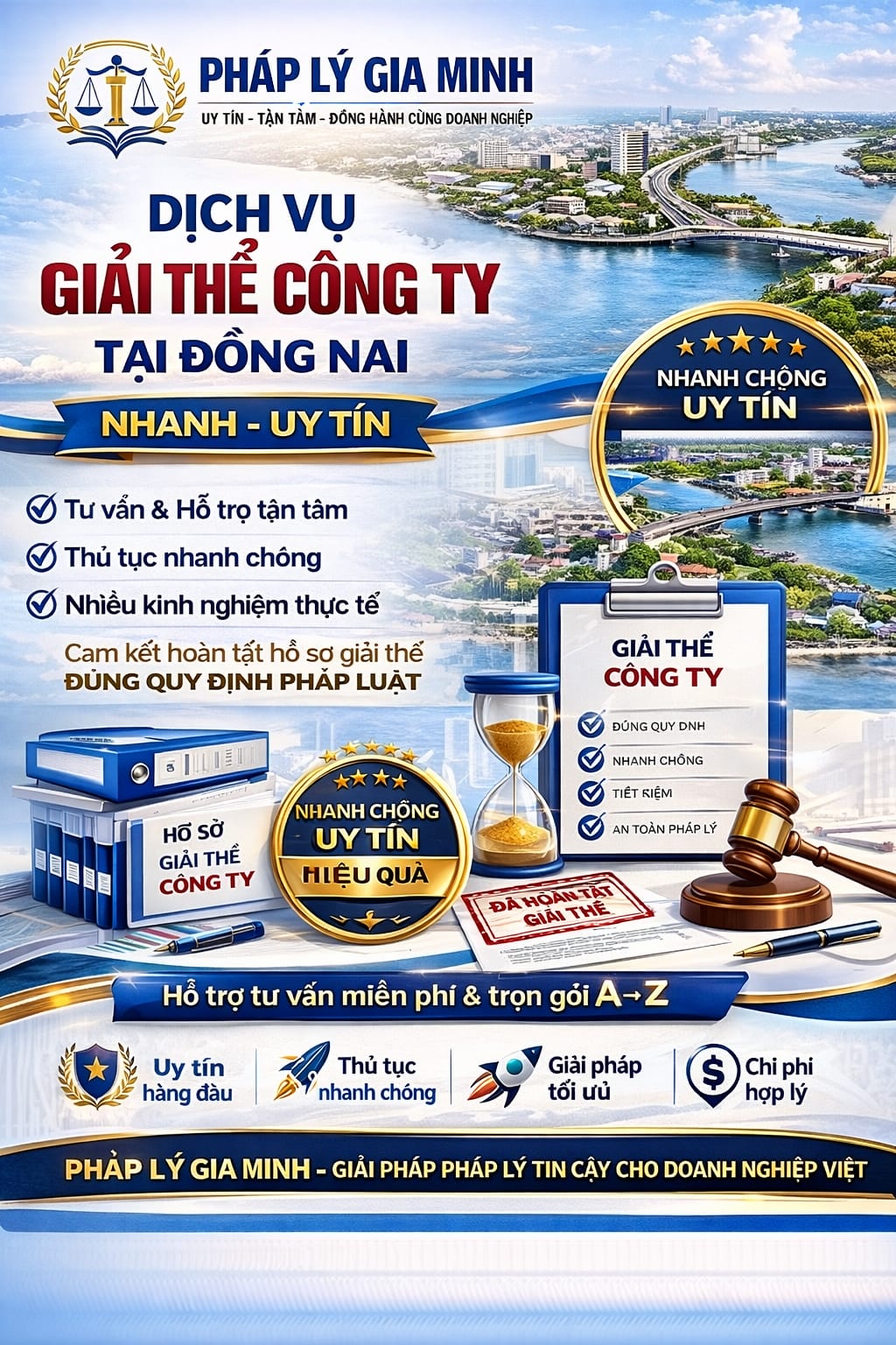 Thủ tục giải thể doanh nghiệp tư nhân tại Đồng Nai giá rẻ