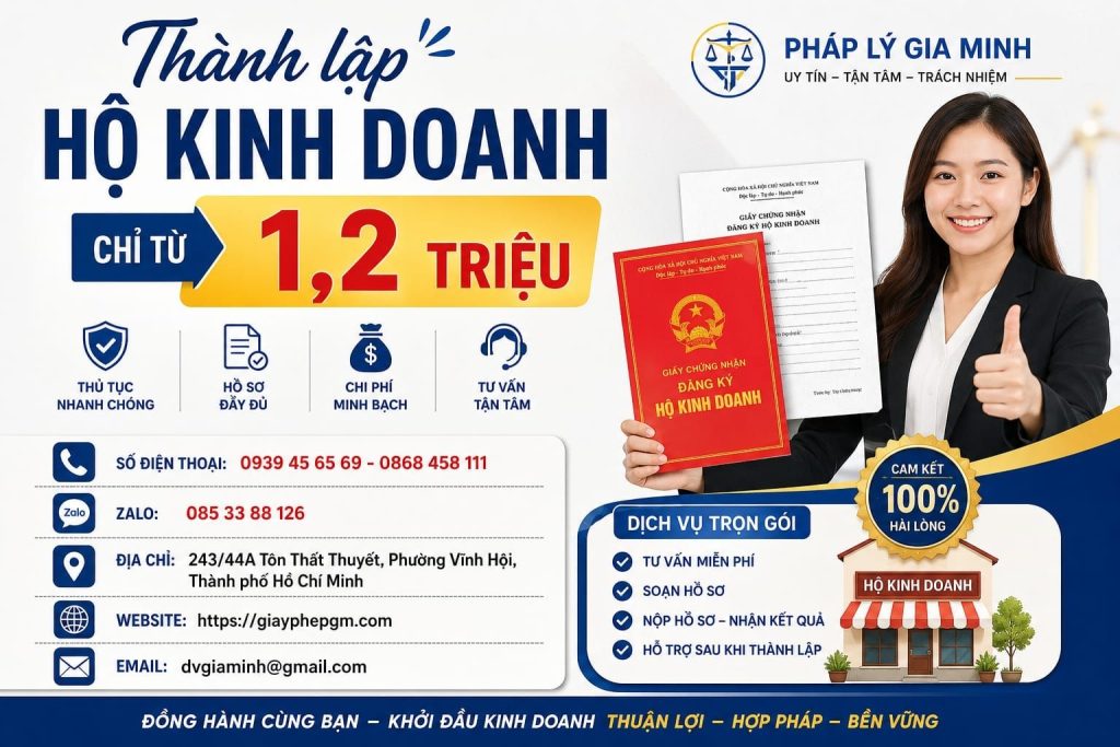 Dịch vụ thành lập hộ kinh doanh tại Bình Dương