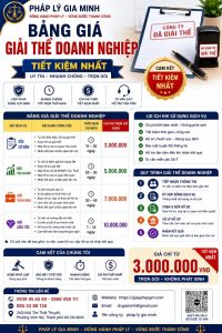 Dịch vụ giải thể công ty thuốc bảo vệ thực vật tại Đồng Tháp