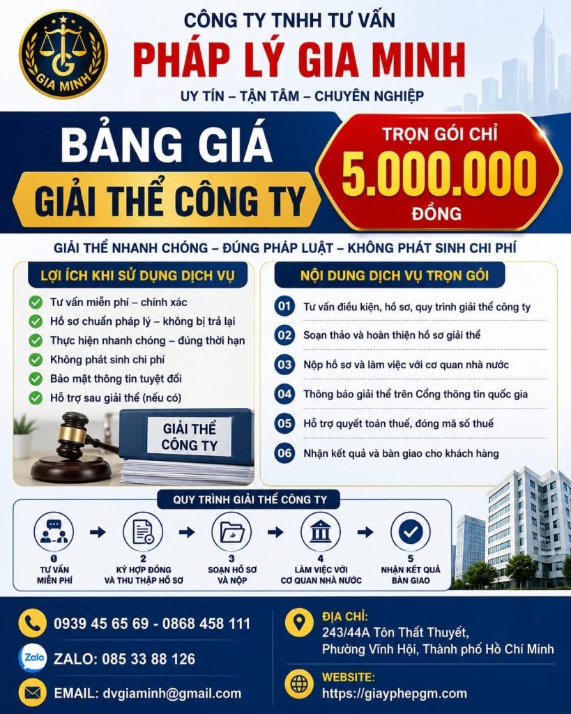 Dịch vụ giải thể công ty xây dựng cầu đường tại Lai Châu