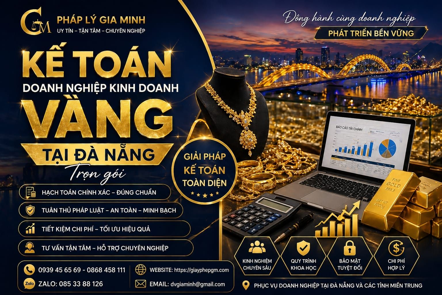 Dịch vụ kế toán vàng tại Đà Nẵng uy tín