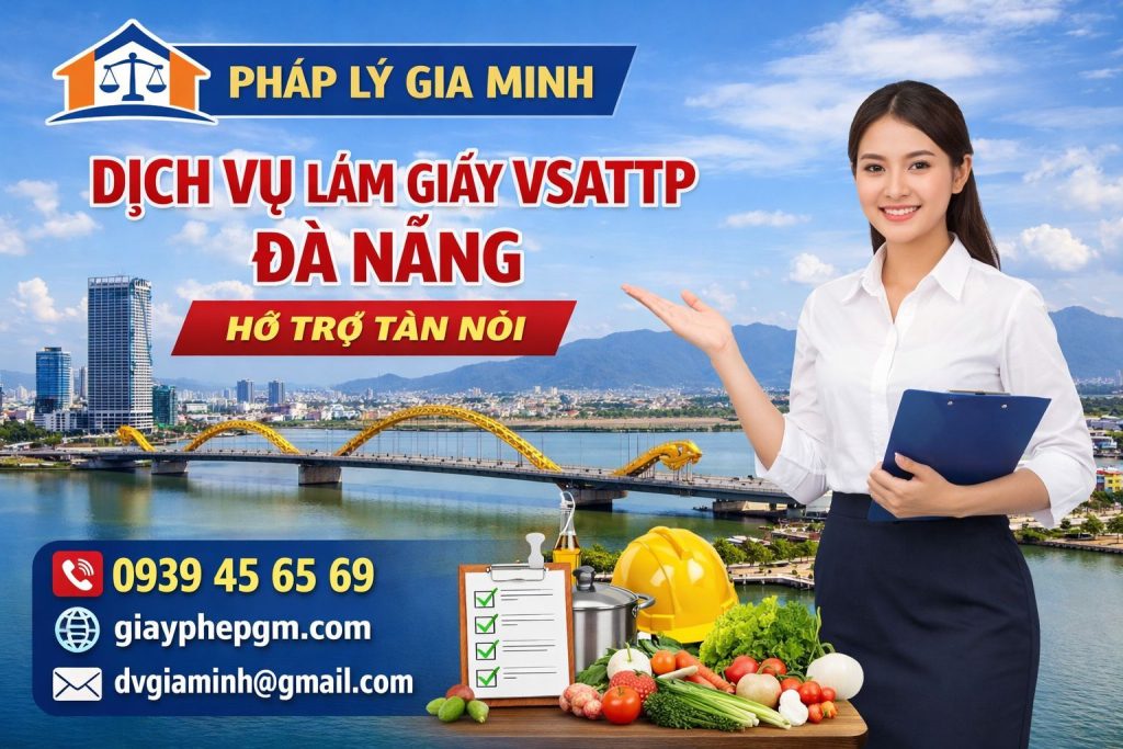 Hồ sơ xin giấy phép an toàn thực phẩm tại Đà Nẵng
