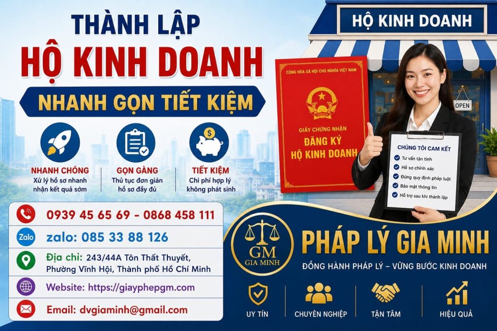 Mở hộ kinh doanh tại Trà Vinh