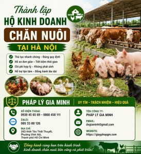 Thành lập hộ kinh doanh chăn nuôi tại Hà Nội