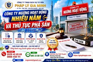 Công Ty Ngừng Hoạt Động Nhiều Năm Và Thủ Tục Phá Sản Tại TPHCM