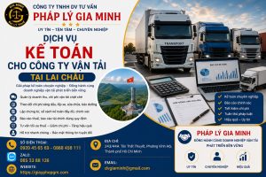 Dịch vụ kế toán cho công ty vận tải tại Lai Châu