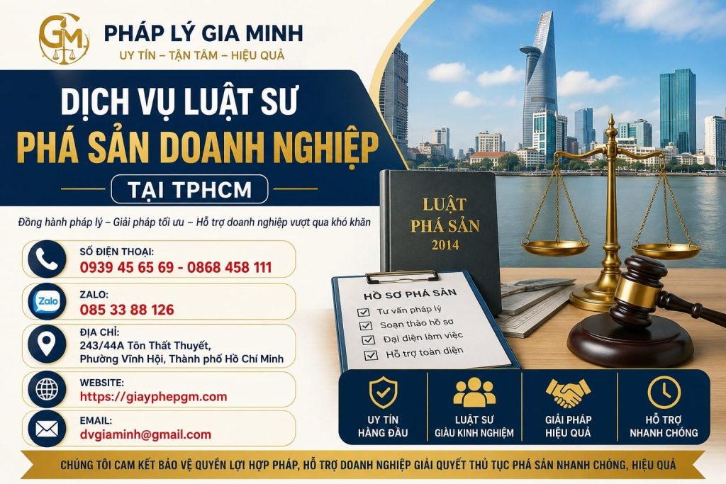 Dịch Vụ Luật Sư Phá Sản Doanh Nghiệp Tại TPHCM
