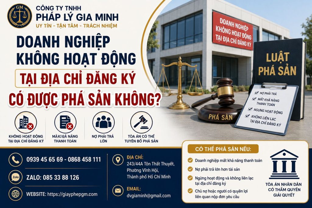 Doanh Nghiệp Không Hoạt Động Tại Địa Chỉ Đăng Ký Có Được Phá Sản Không