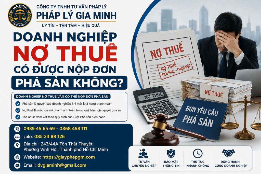 Doanh Nghiệp Nợ Thuế Có Được Nộp Đơn Phá Sản Không