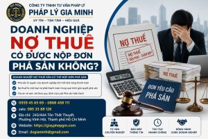 Doanh Nghiệp Nợ Thuế Có Được Nộp Đơn Phá Sản Không