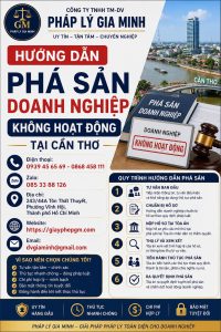 Hướng Dẫn Phá Sản Doanh Nghiệp Không Hoạt Động Tại Cần Thơ