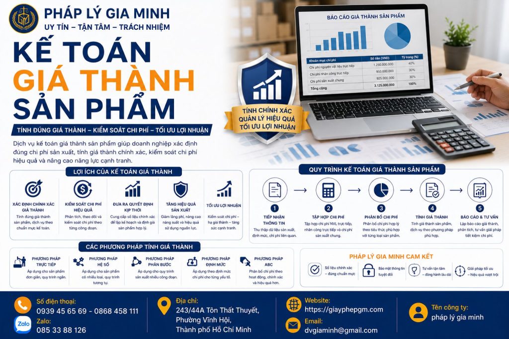 Kế toán giá thành sản phẩm