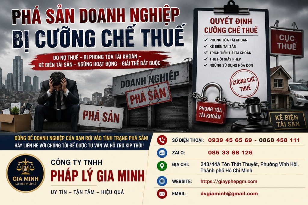 Phá Sản Doanh Nghiệp Bị Cưỡng Chế Thuế