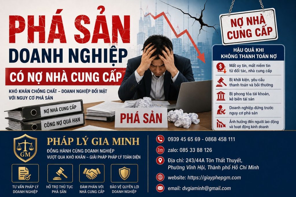 Phá Sản Doanh Nghiệp Có Nợ Nhà Cung Cấp