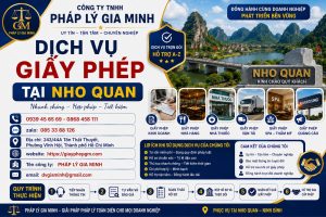 Dịch vụ giấy phép tại Nho Quan